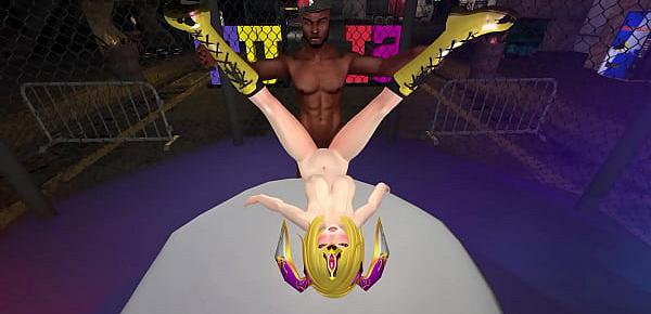  Second Life - Falara fucks in a cage